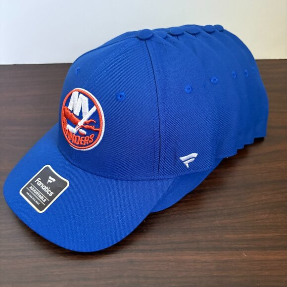 New York Islanders Fanatics Adjustable Hat Royal Blue Orange New - Picture 8 of 8
